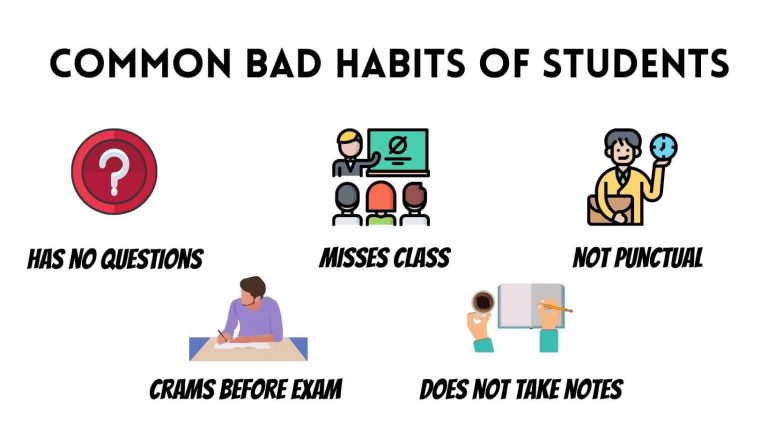 popular bad study habits for college