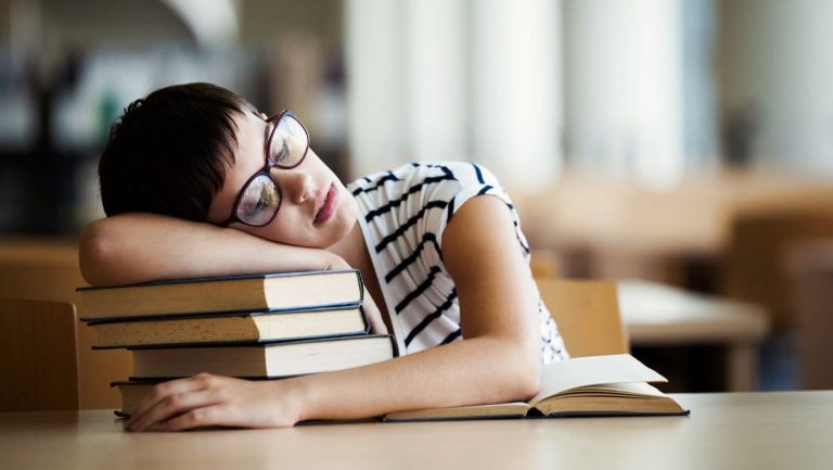 Not sleeping before exam is a bad study habit