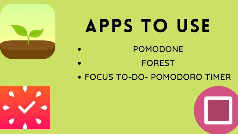 Apps to use for Pomodoro Technique