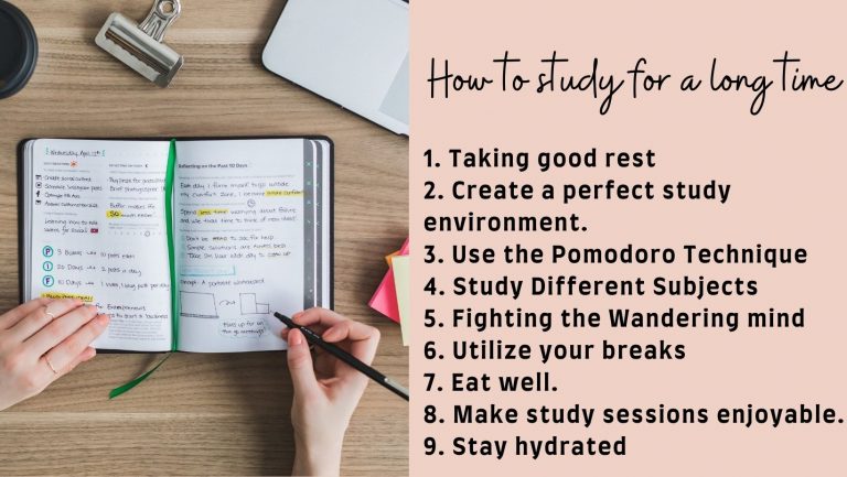 How to study for a long time