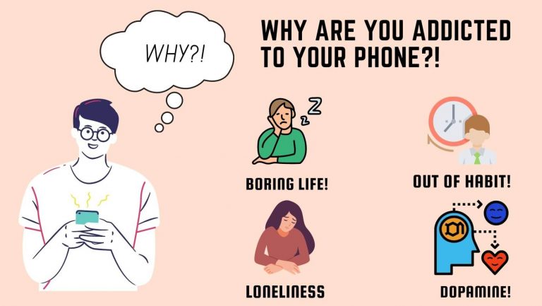 Reasons why you are addicted to your phone