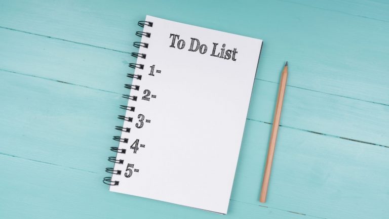 Make a to-do list- eat that frog review