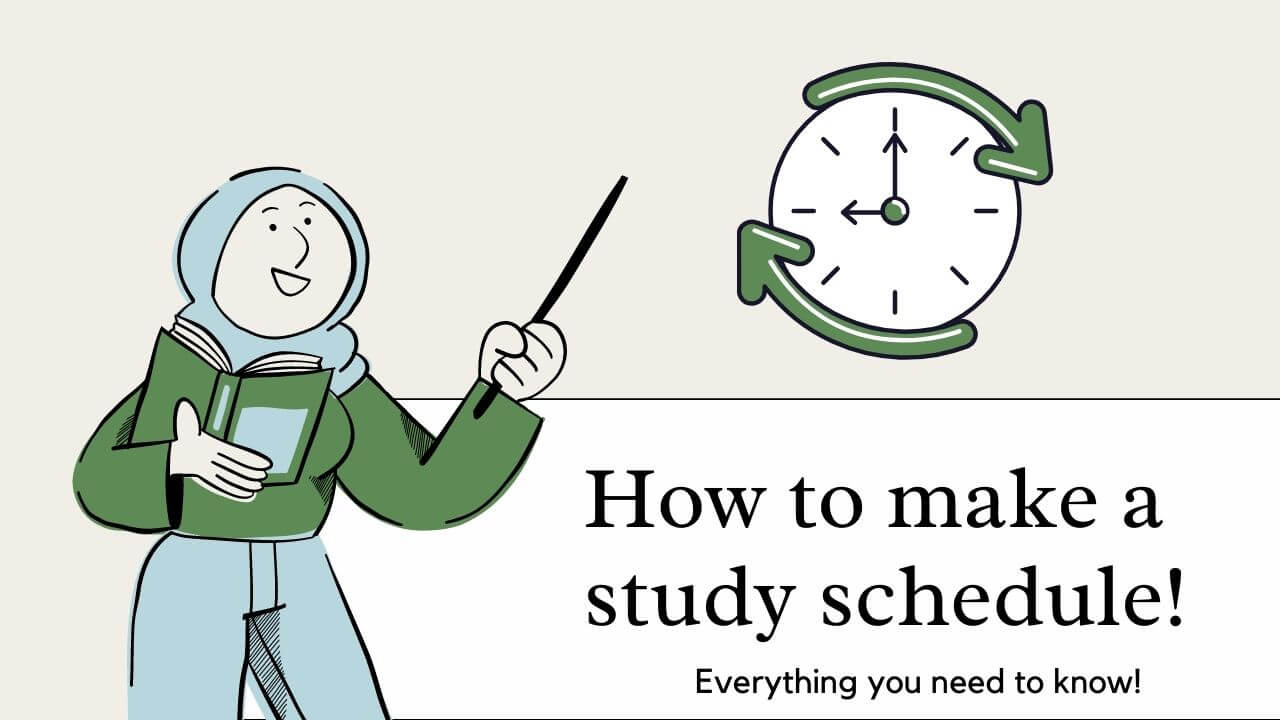How to make a study schedule